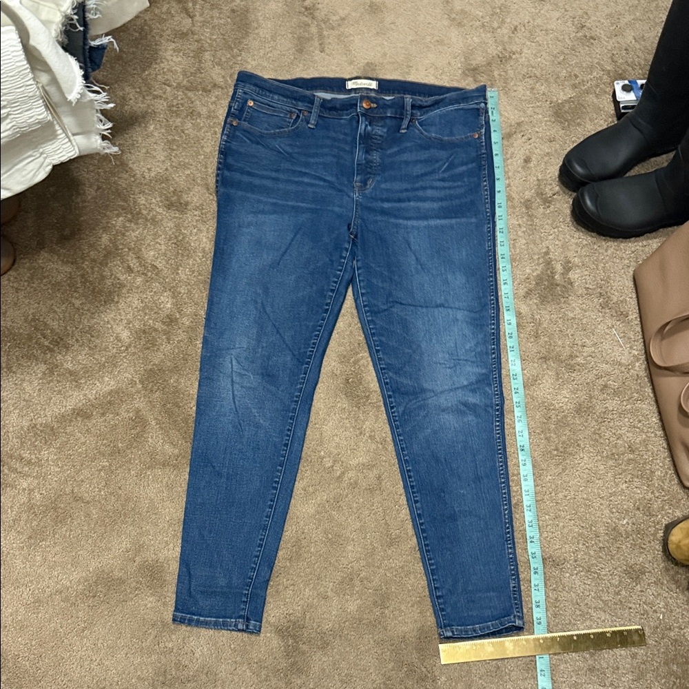 Madewell Women's Skinny Jeans in Deep Blue